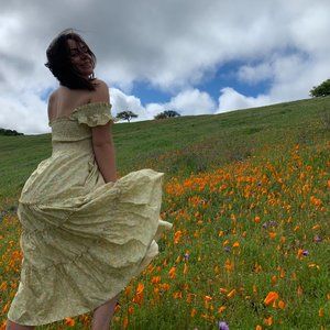 Kourt Midi Off-Shoulder Dress